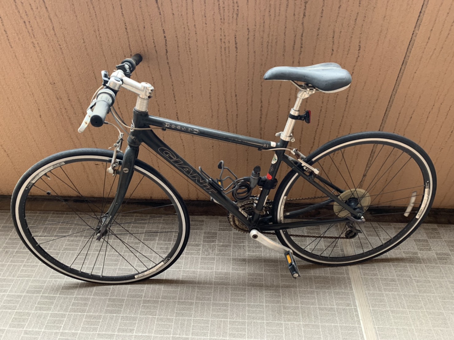 自転車の回収前