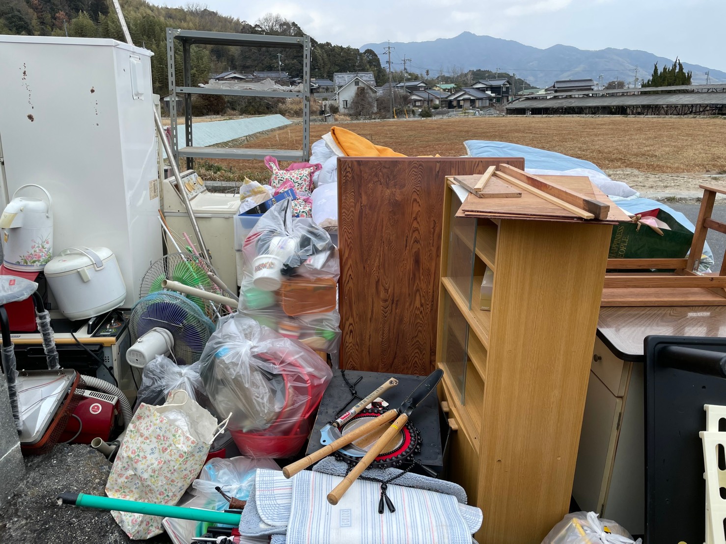 空き家の片付け前