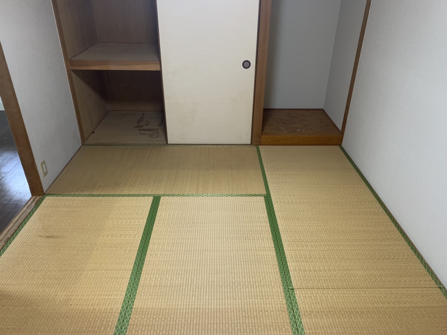 1部屋分の不用品の回収後