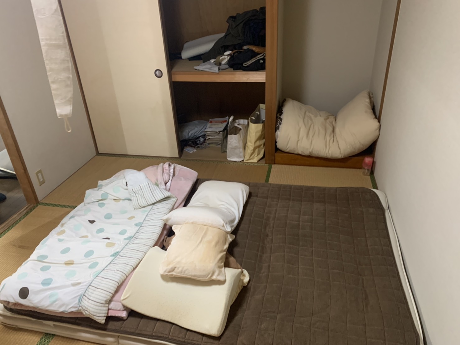 1部屋分の不用品の回収前